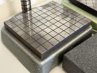 Two measuring stands + granite plate - Image 3