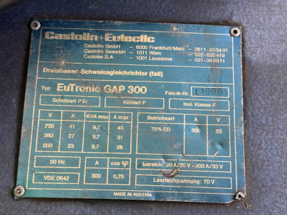 EUTRONIC GAP 300 Welding Machine - Image 11