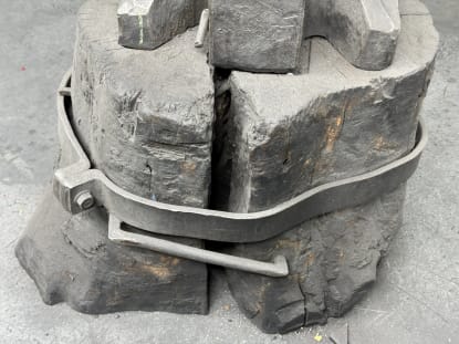 Blacksmith Anvil with Wooden Base - Image 6