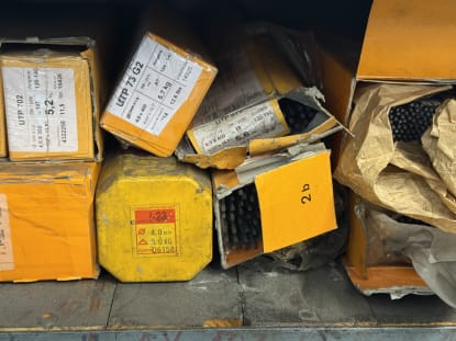 Metal Cabinet with Welding Electrodes - Image 4
