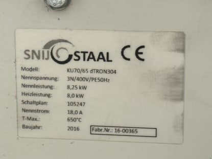 Snijstaal KU70/65 Hardening Furnace - Image 10