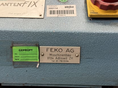 FEKO KANTENFIX Anfasmaschine - Image 11