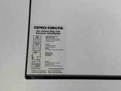 ORG-DELTA manuell höhenverstellbare Schreibtische mit 4 Stühlen - Image 9