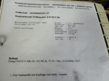 ABUS ZLK 12,5 t Brückenkran - Image 12