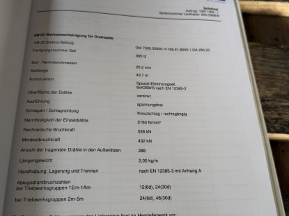 ABUS ZLK 40t / 30t / 25t Overhead Crane - Image 16