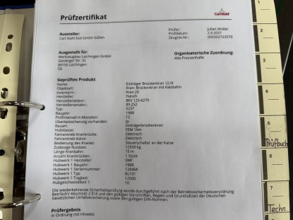 HAISCH 12,5t Brückenkran - Image 10