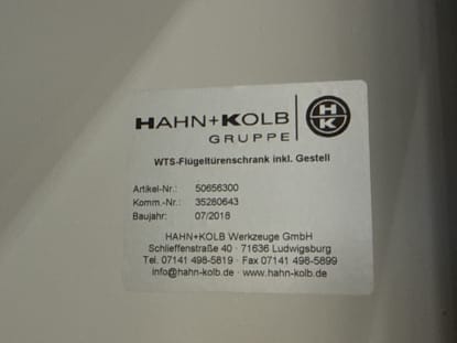 HAHN & KOLB Werkzeugschrank mit Inhalt - Image 36