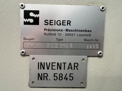 Seiger SLZ-570 E x 1500 Heidenhain Manual Plus Zyklendrehmaschine