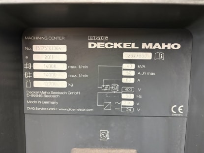 DMG DECKEL MAHO DMF 180 CNC Fahrständer Bearbeitungszentrum - Image 16