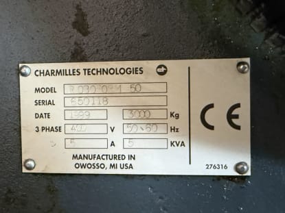 CHARMILLES TECHNOLOGIES Roboform 50 Senkerodiermaschine