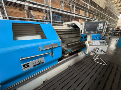 Seiger SLZ-570 E x 2000 cycle-controlled lathe