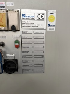 Seiger SLZ-570 E x 2000 cycle-controlled lathe