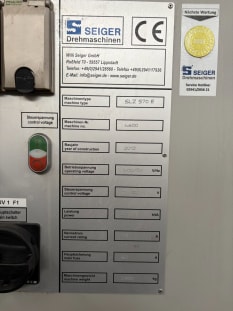 Seiger SLZ-570 E x 2000 CNC-Zyklendrehmaschine
