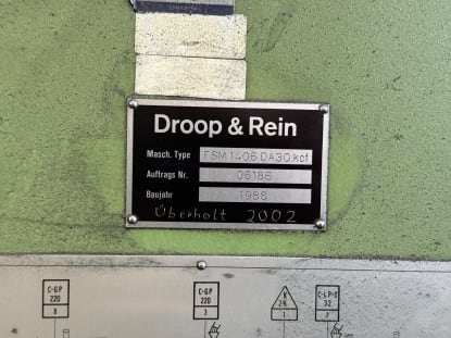 Droop & Rein FSM 1406 DA 30 – CNC Bed Milling Machine