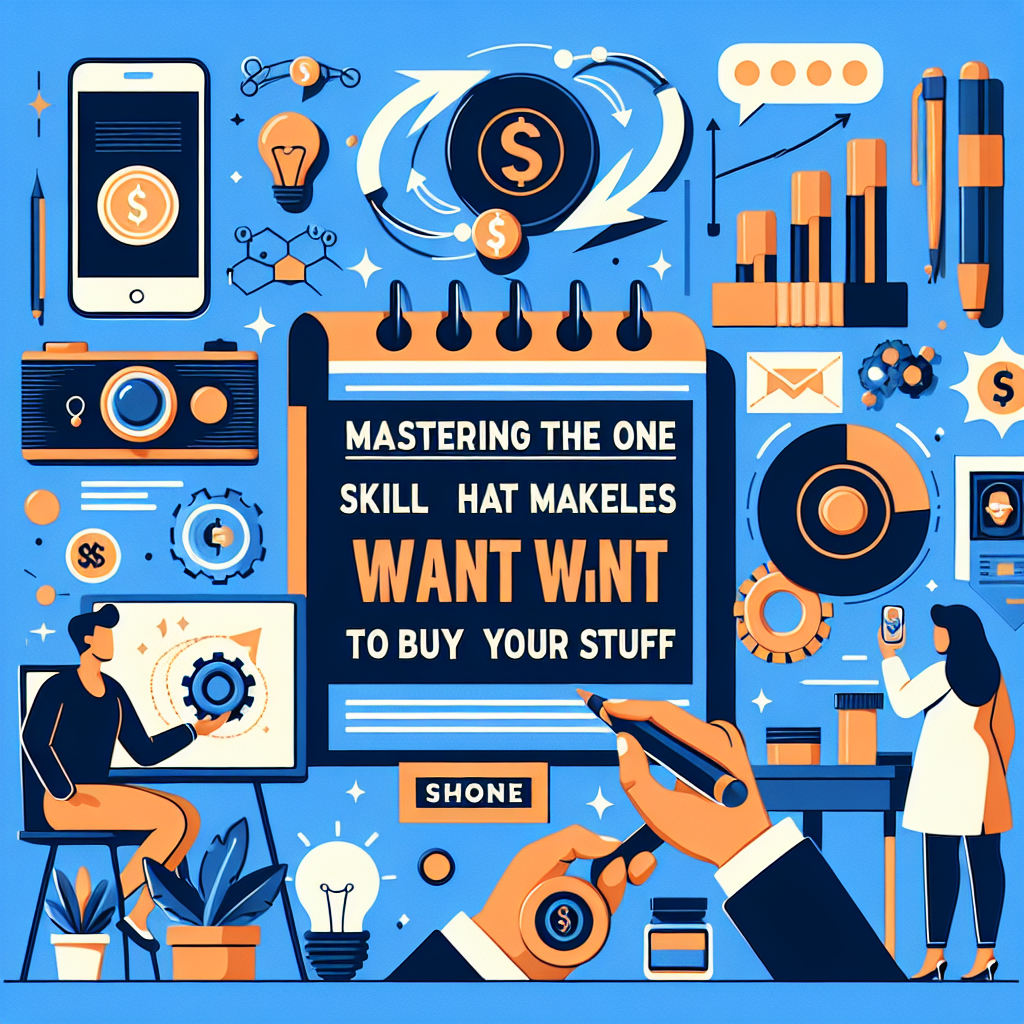 Mastering the One Skill That Makes People Want to Buy Your Stuff