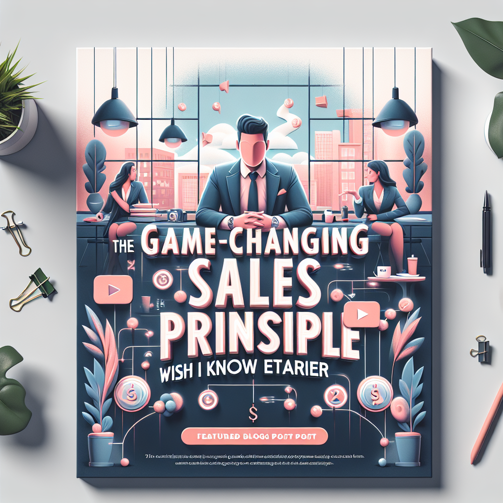 The Game-Changing Sales Principle I Wish I Knew Earlier