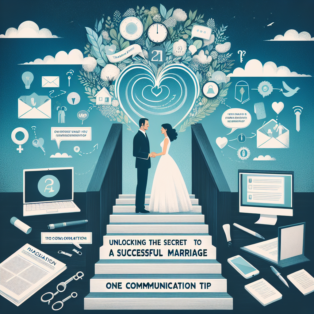 Unlocking the Secret to a Successful Marriage: One Communication Tip