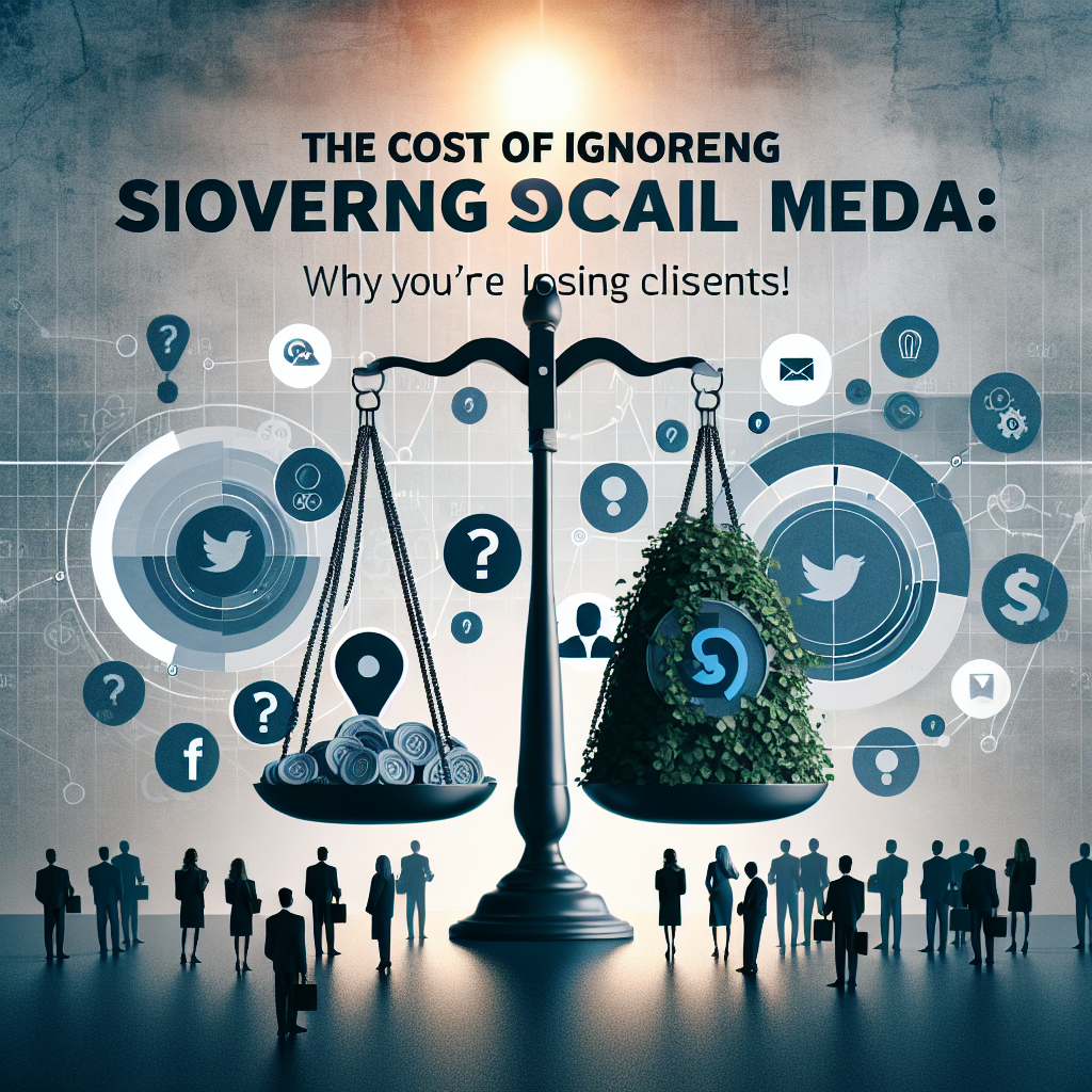 The Cost of Ignoring Social Media: Why You’re Losing Clients!