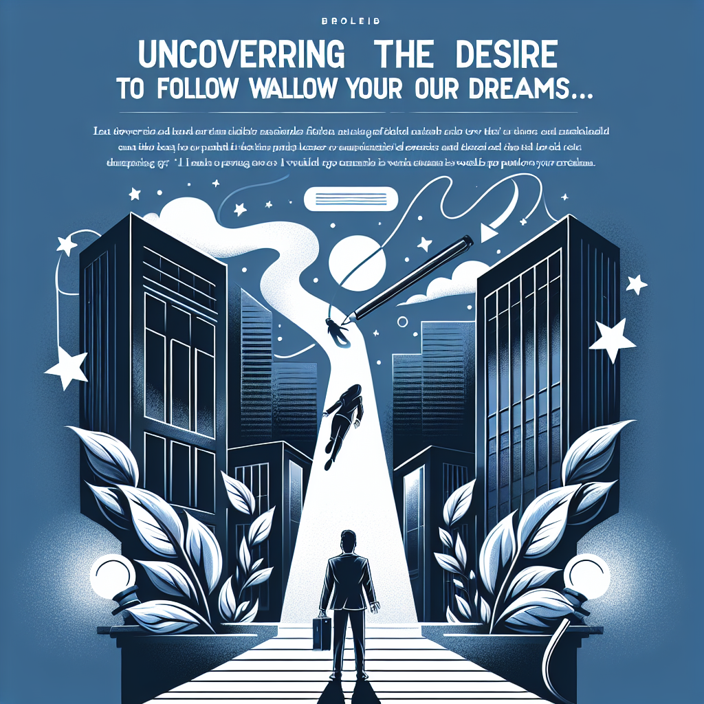 Uncovering the Desire to Follow Your Dreams: Insights from Chris Gray
