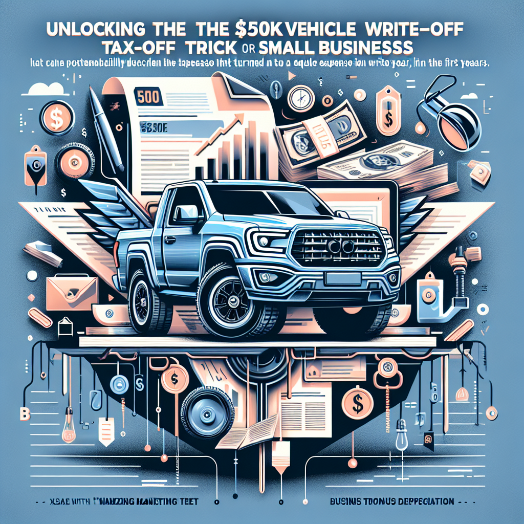 Unlocking the $50K Vehicle Tax Write-Off Trick for Small Businesses