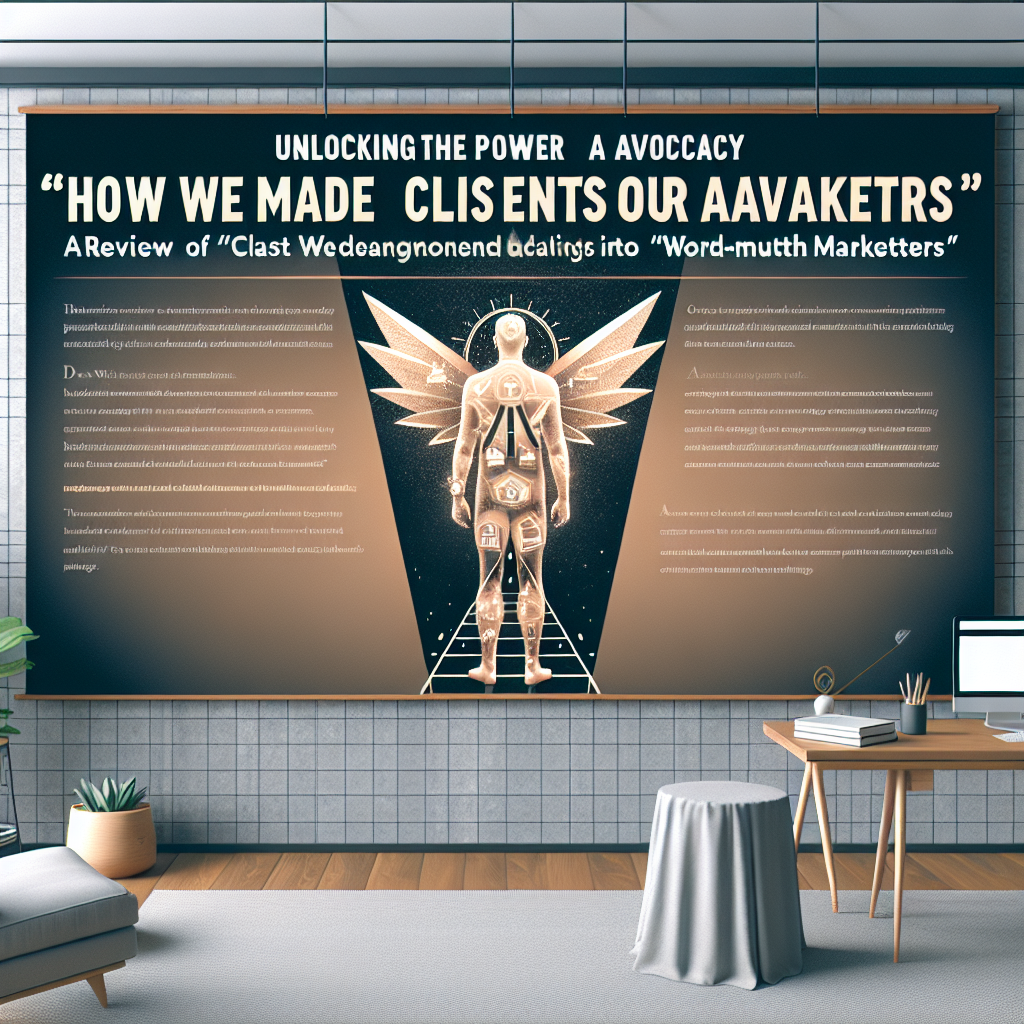 Unlocking the Power of Client Advocacy: A Review of 'How We Made Clients Our Marketers'