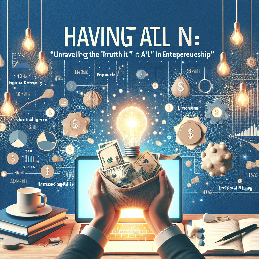 Unraveling the Truth Behind 'Having It All' in Entrepreneurship