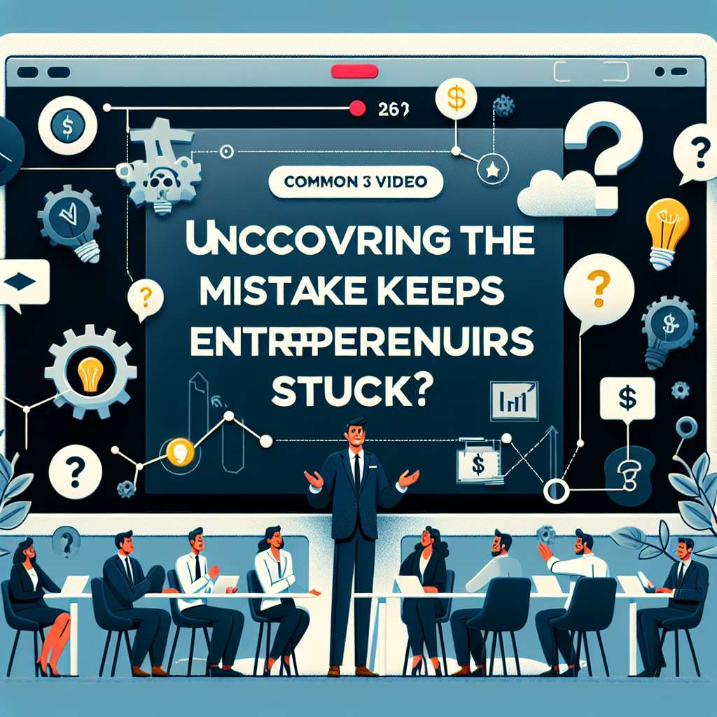 Uncovering the Mistake that Keeps Entrepreneurs Stuck