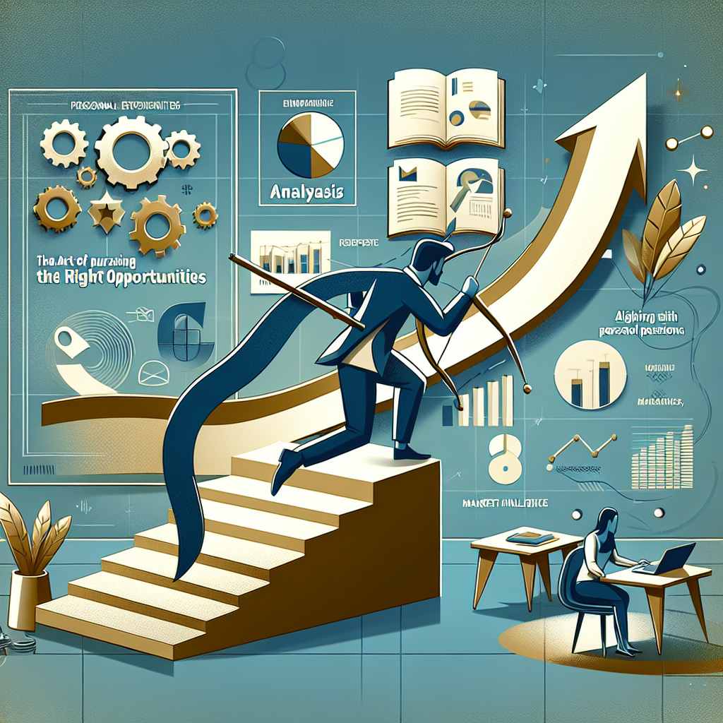The Art of Pursuing the Right Opportunities: An Analysis