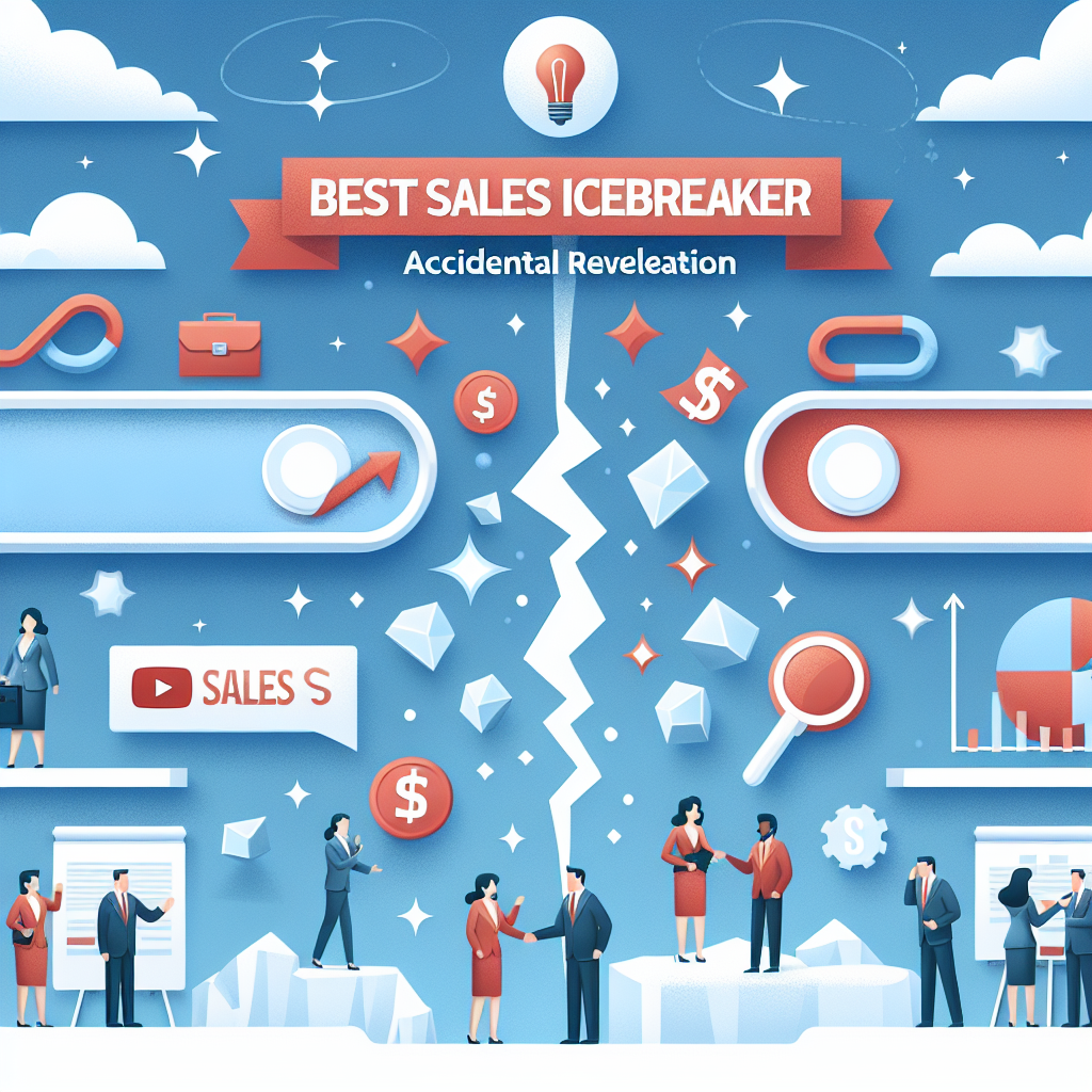 Discovering the Best Sales Icebreaker: An Accidental Revelation