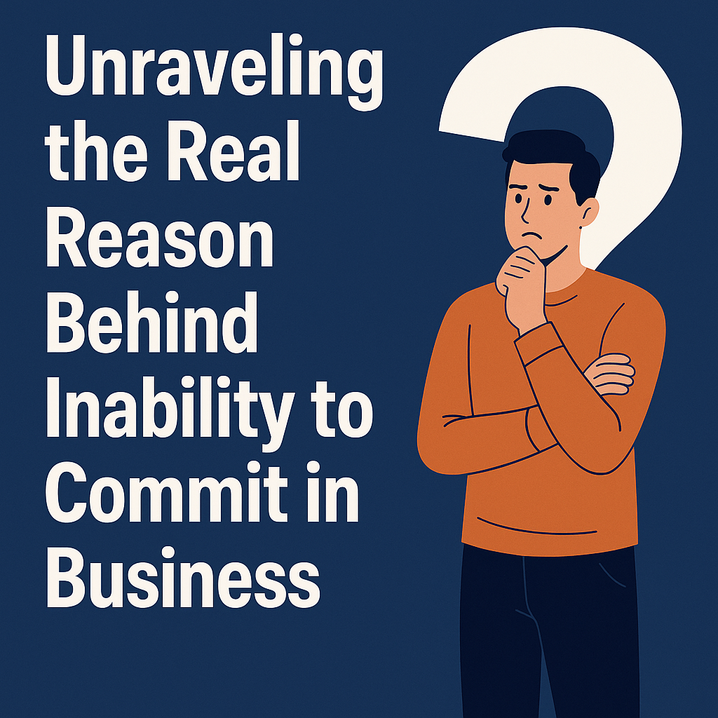 Unraveling the Real Reason Behind Inability to Commit in Business