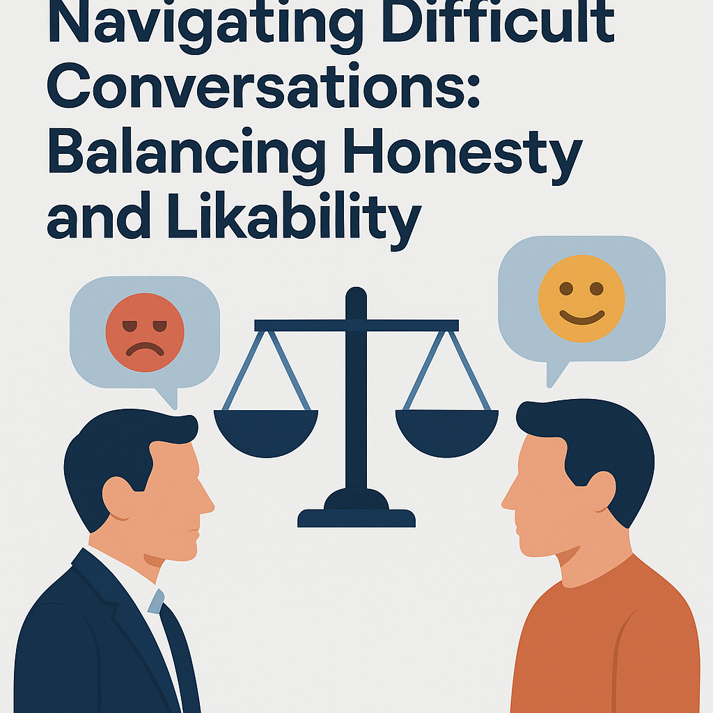 Navigating Difficult Conversations: Balancing Honesty and Likability