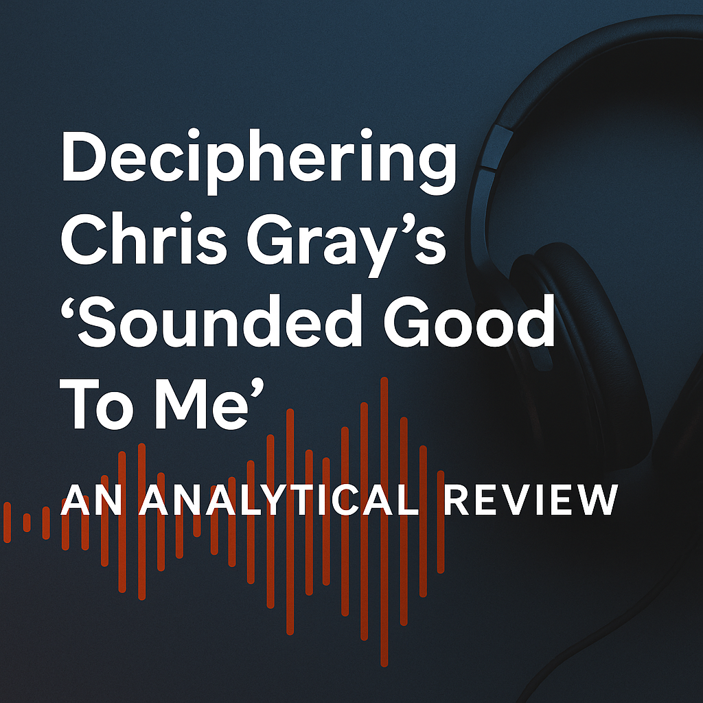 Deciphering Chris Gray's 'Sounded Good To Me': An Analytical Review