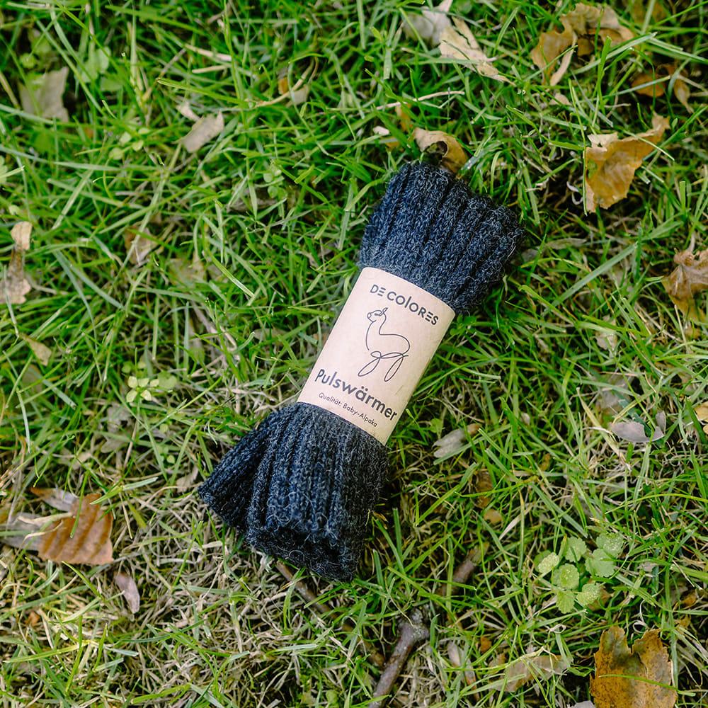 Stulpen Baby Alpaka Anthrazit