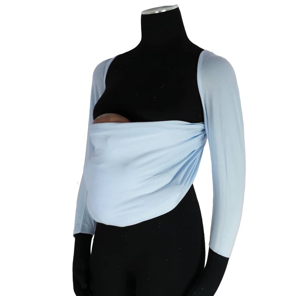 Bonding Top with Sleeves Ice Blue