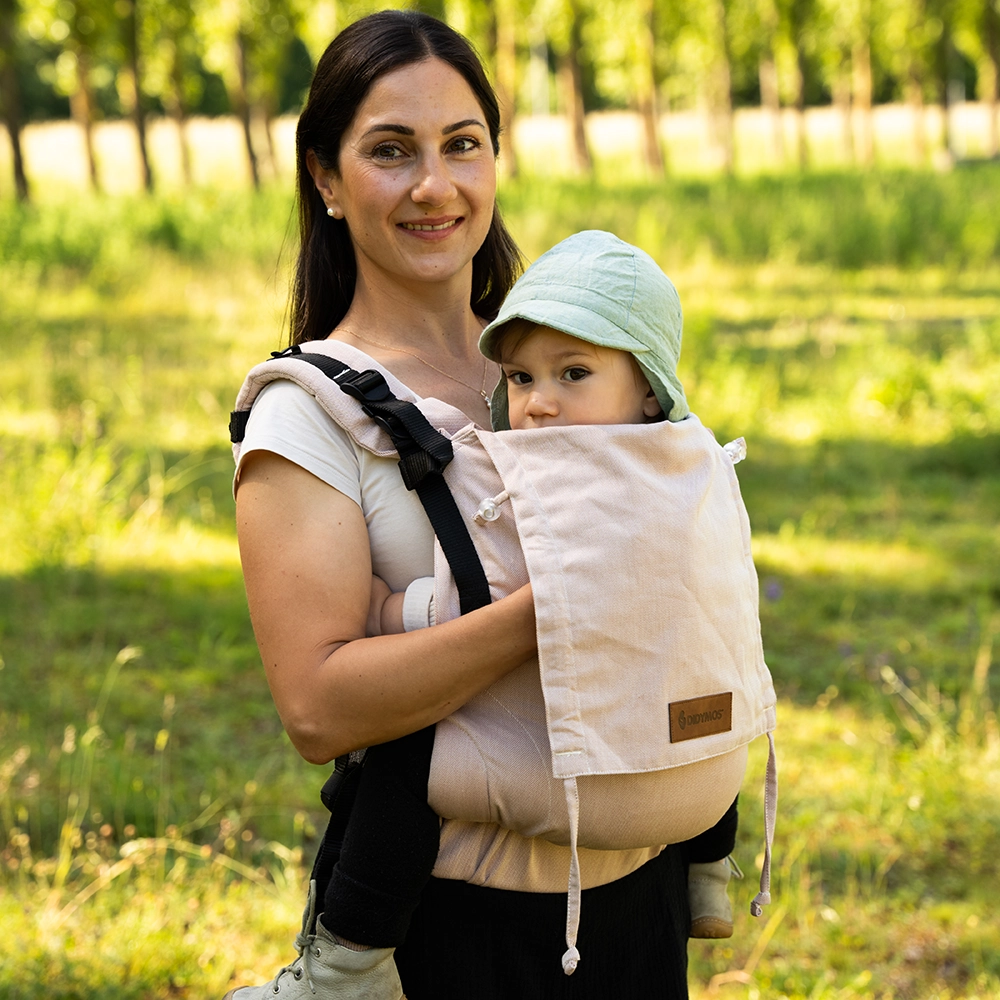 Fullbuckle Babytrage 3,5-20kg DidyFix Zimt, Material: BW - reine Baumwolle, Größe: Zimt DIDYMOS