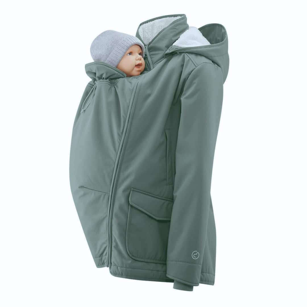 Allwetter-Tragejacke Cosy Allrounder, grün, Material: mit Kunstfaser, Größe: XL Mamalila