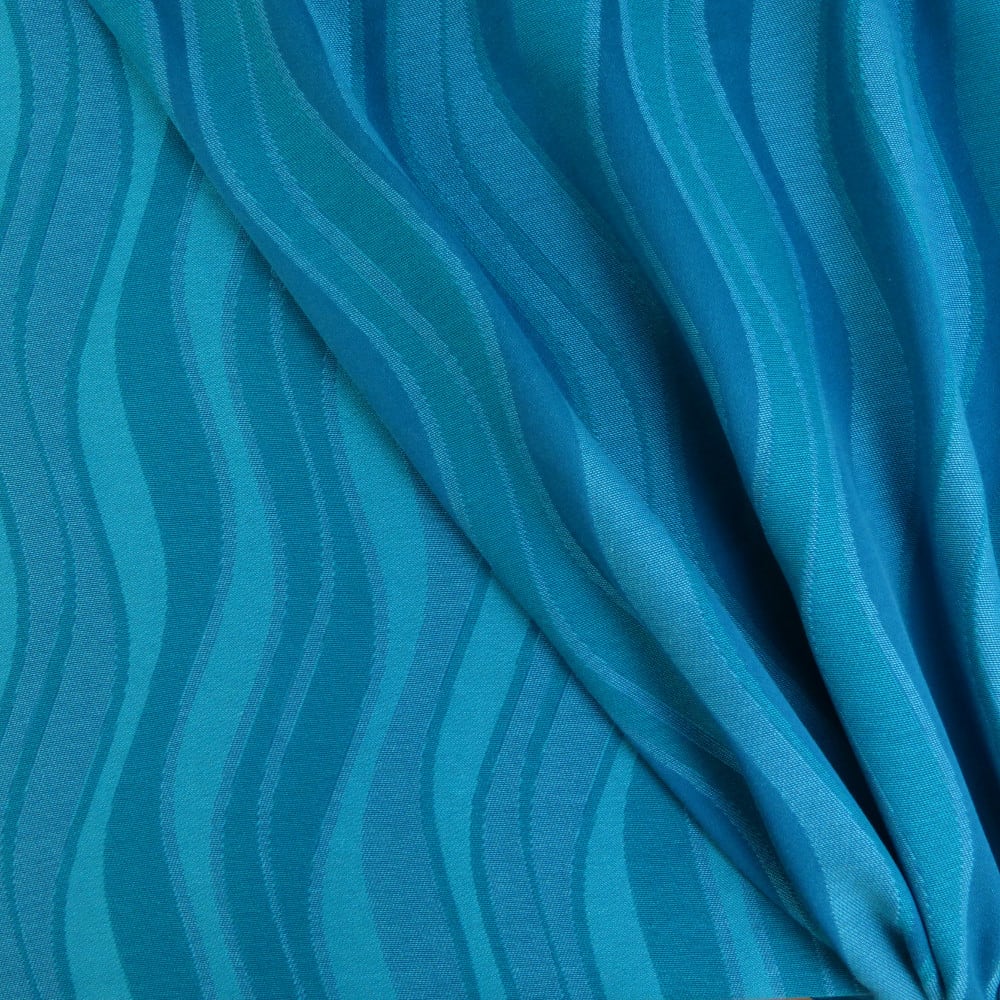 Babytragetuch Wellen acqua, 2. Wahl, blau, Material: BW - reine Baumwolle, Größe: 5 DIDYMOS