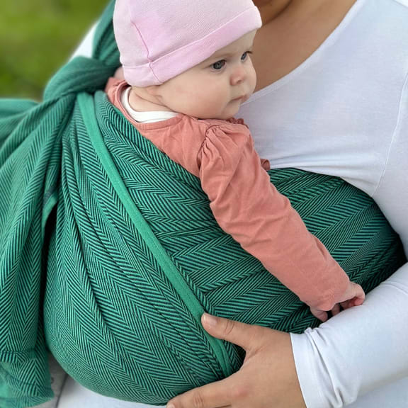 Baby Wrap Sling Lisca Smeraldo