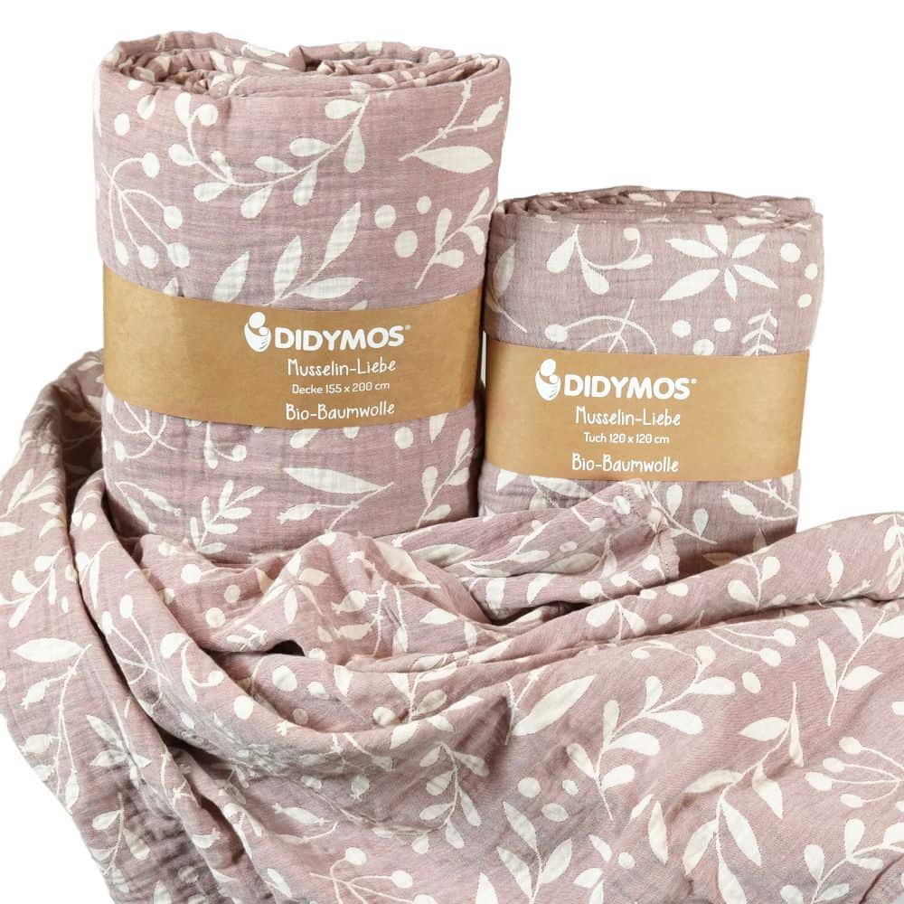 Musselin Flora Blush