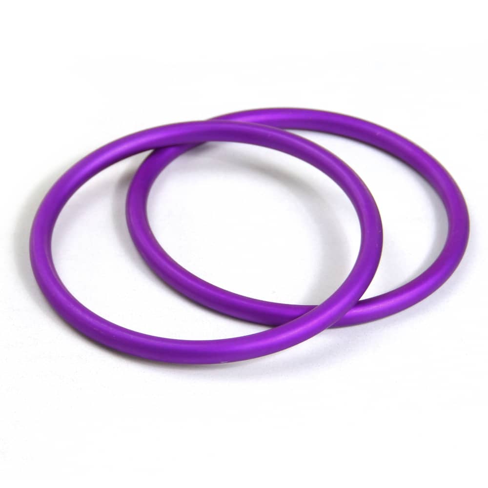 Sling Rings, Pair Purple