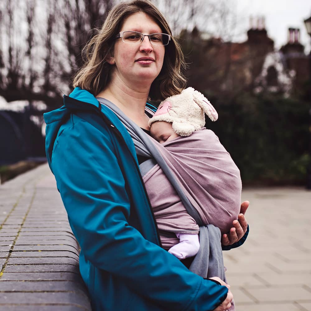 Baby Wrap Sling Doubleface Rosalinde