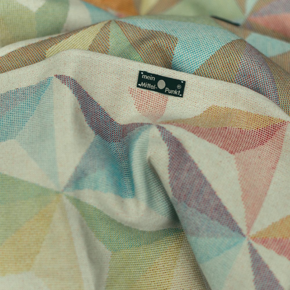 Babytragetuch Zephyr, 2. Wahl, natur | bunt, Material: BW - reine Baumwolle, Größe: 6 DIDYMOS