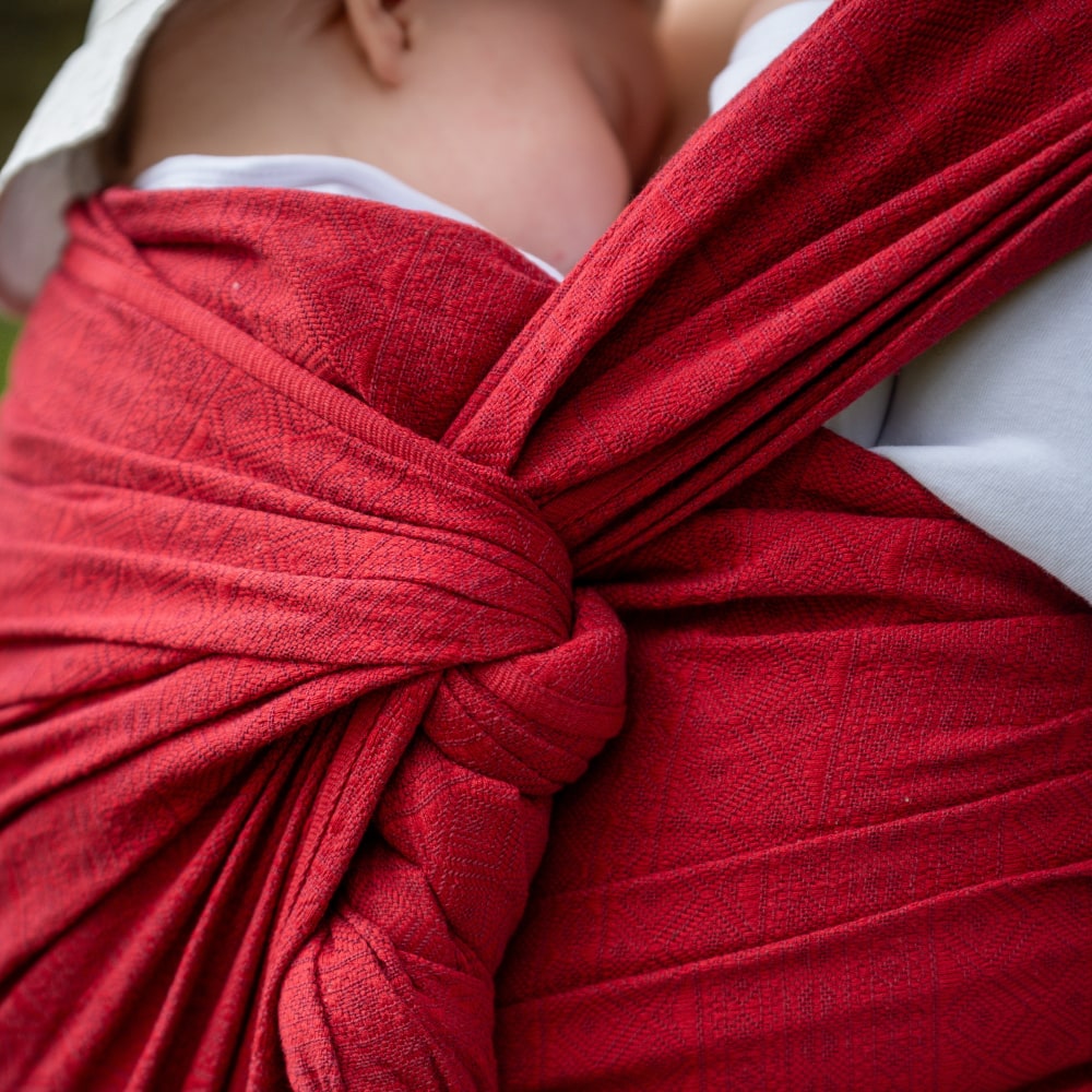 Baby Wrap Sling Prima Ruby Red