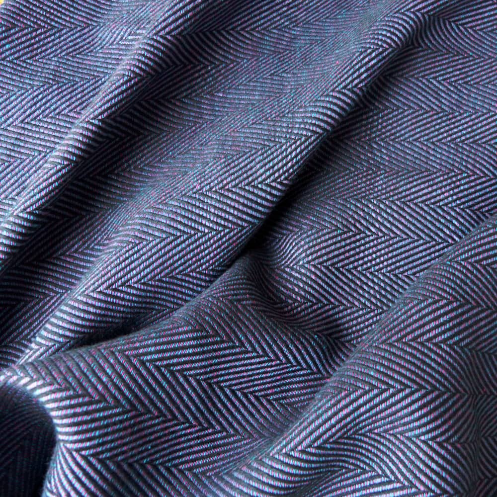 DIDYMOS Baby Sling Lisca Minos, second quality, in black | | light blue, material: Pure Cotton