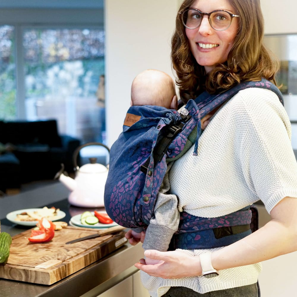 DidyFlow Baby Carrier Mosaic Sparks in the Dark
