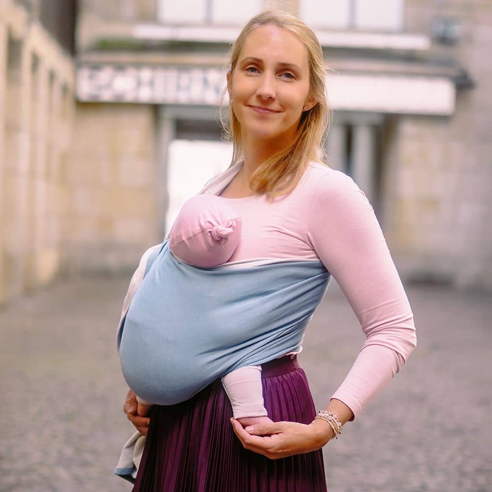 DidySling Jersey Doubleface Smoke Blue