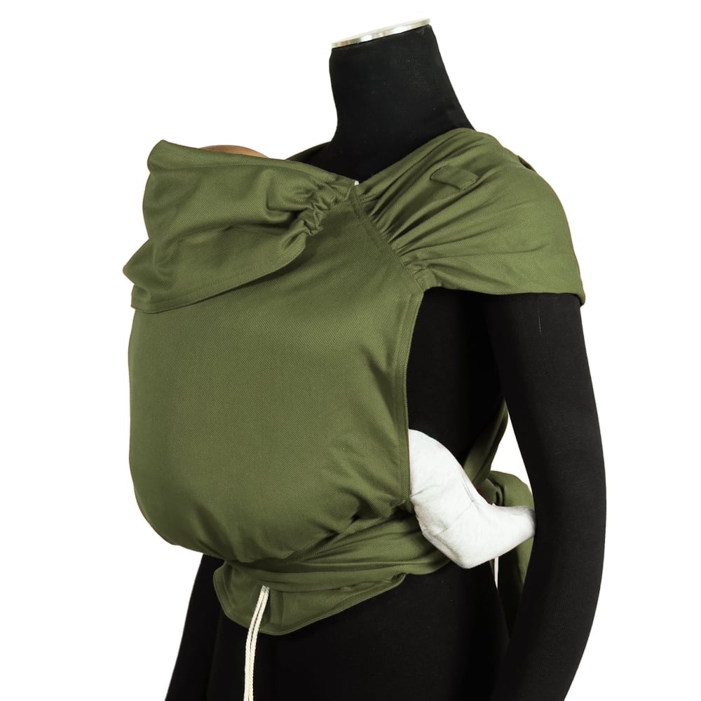 MehDai Babytrage 3,5-20kg DidyTai Olive, olive, Material: BW - reine Baumwolle, Größe: Olive DIDYMOS