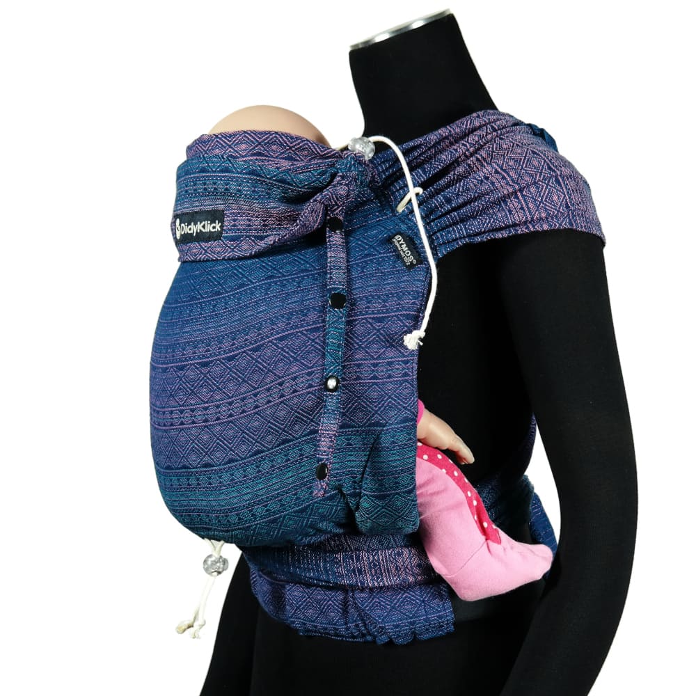 Halfbuckle Babytrage 3,5-20kg DidyKlick Prima Sole Occidente, Material: BW - reine Baumwolle, Größe: Sole Occidente DIDYMOS