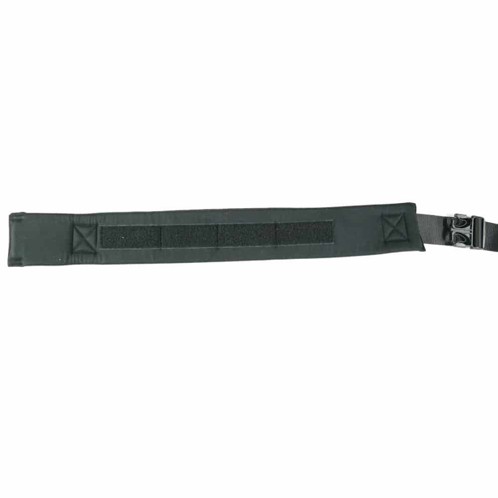 Waist belt black, straight
