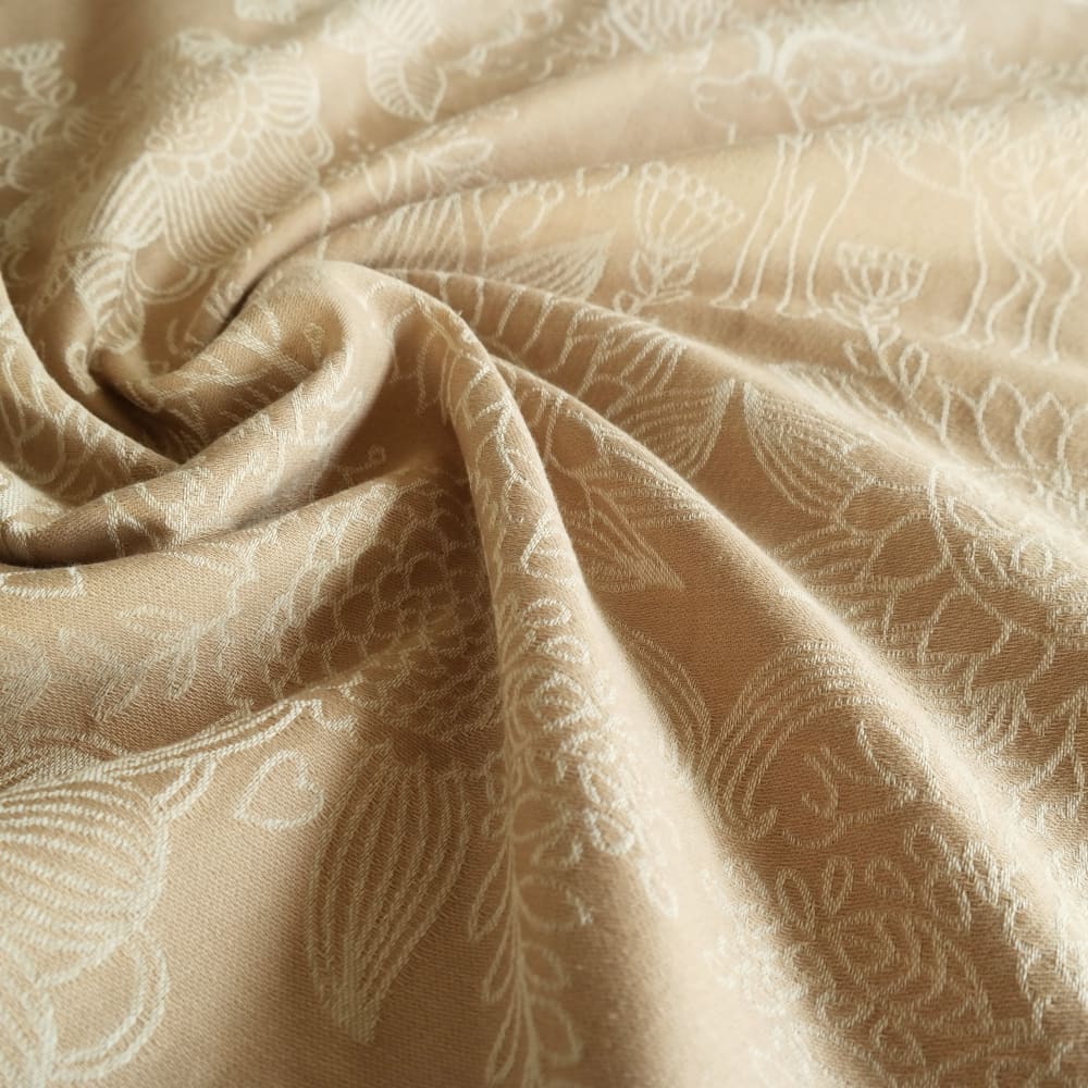 Babytragetuch Zauberwald Mandel